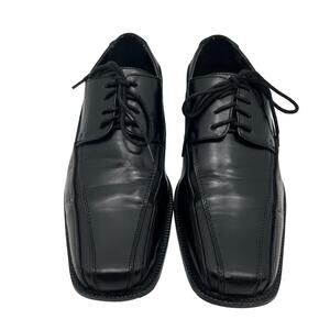 Antonio Cerrelli 5795 Black Upper Square Toe Derby Mens 8 Dress Shoes